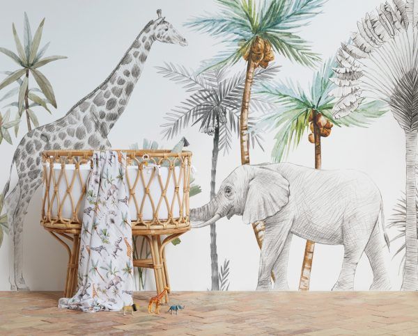 Vinilo decorativo infantil Africa Grande Bimbidreams