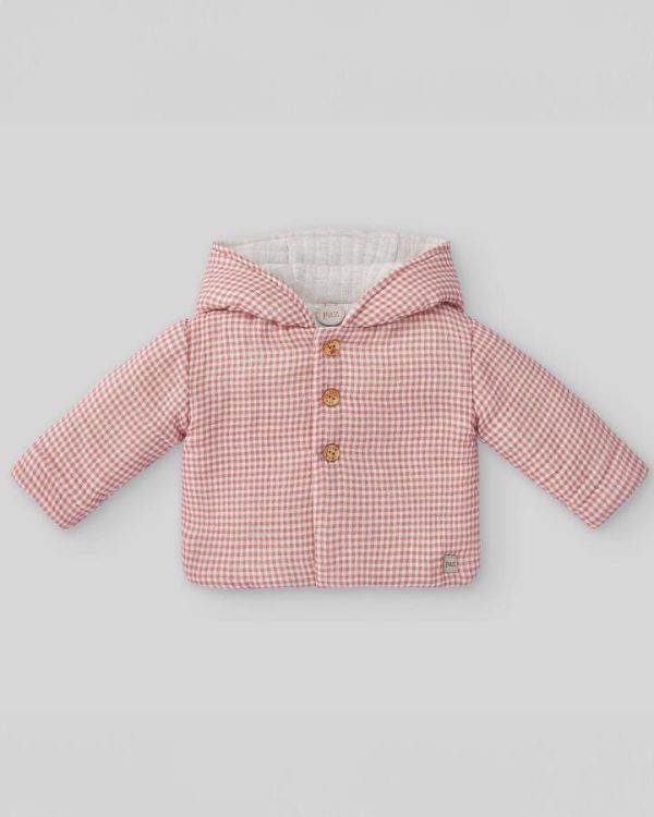 Chaqueton Reversible Liso y Cuadros Candil 3M Paz Rodriguez
