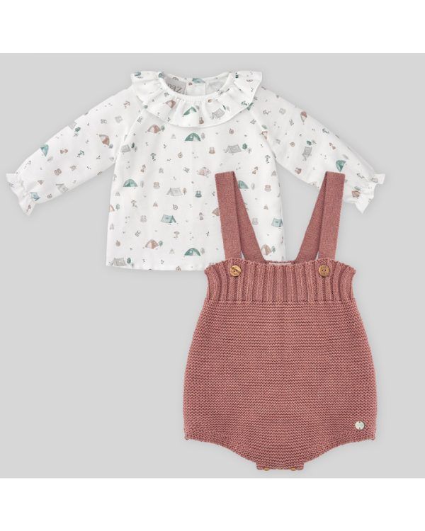 Conjunto Ranita y Camisa Candil 9M Paz Rodriguez