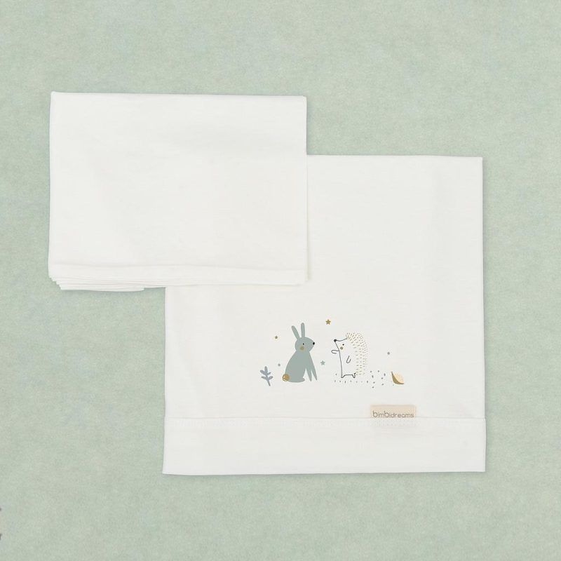 Juego de sabanas Punto Cuna Woodland Menta Bimbidreams