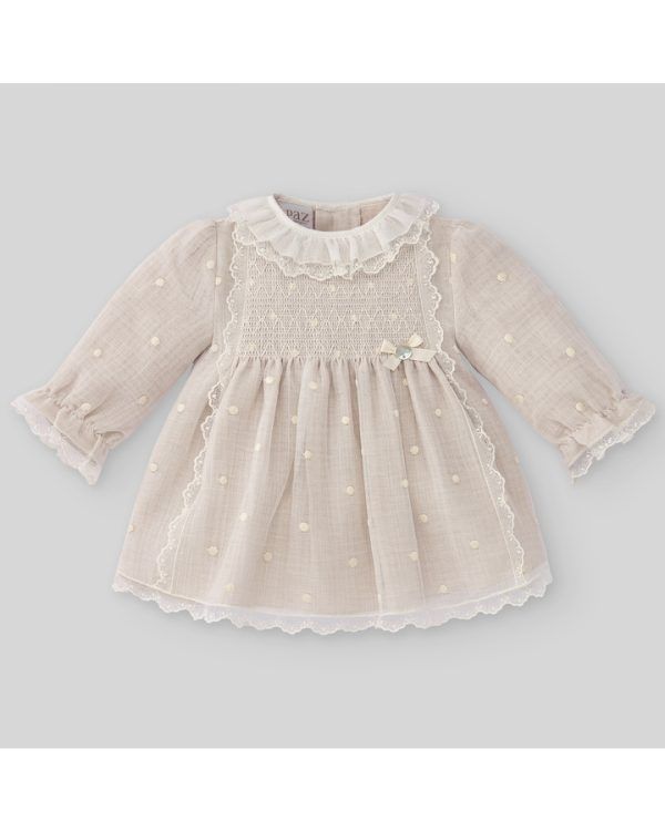Vestido Organza Bordada Opera 1M Paz Rodriguez