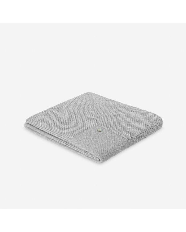 Manta Esencial Gris Vapor Paz Rodriguez