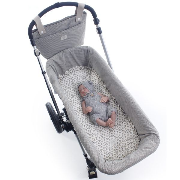 Bajera Capazo Interior + Muselina Flora Uzturre