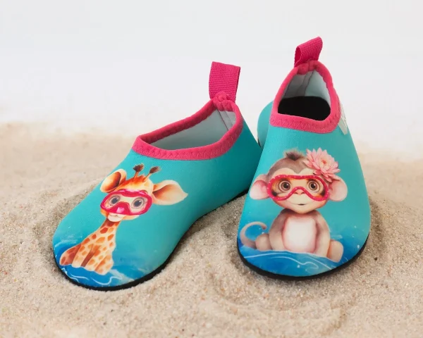 Zapatillas Aquasocker Animales Fucsia Kiokids