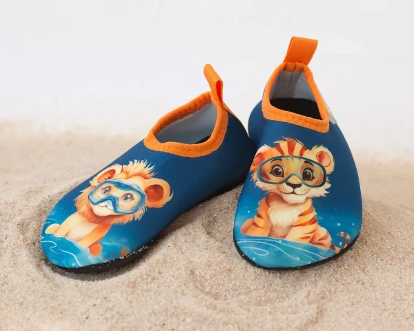 Zapatillas Aquasocker Animales Azul Marino Kiokids