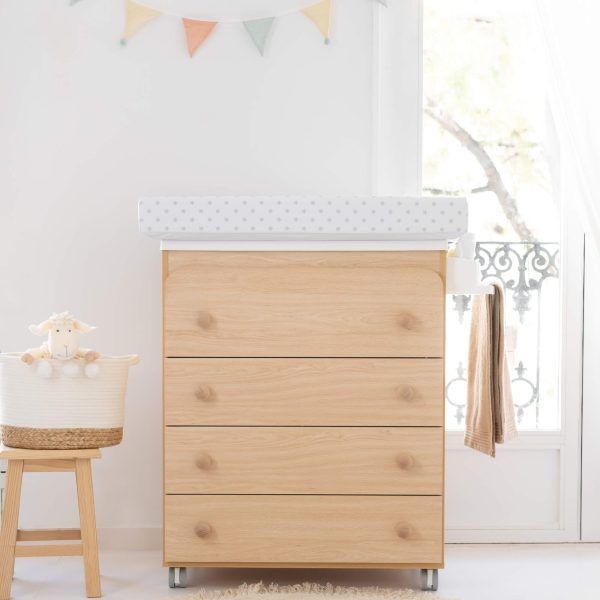 Mueble Bañera B-1940 Natural Estrellas Gris Micuna