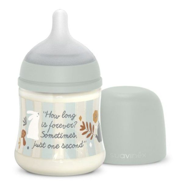 Biberon Poliamida 150ml Flujo S Wonderland Rayas Azul Suavinex