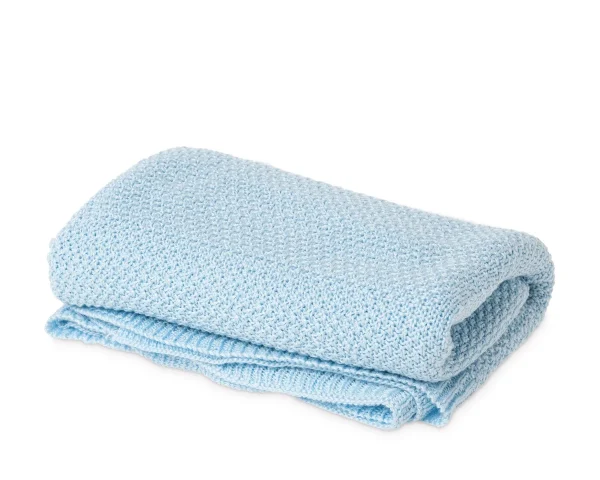 Manta Bebe Bambu Azul Kiokids