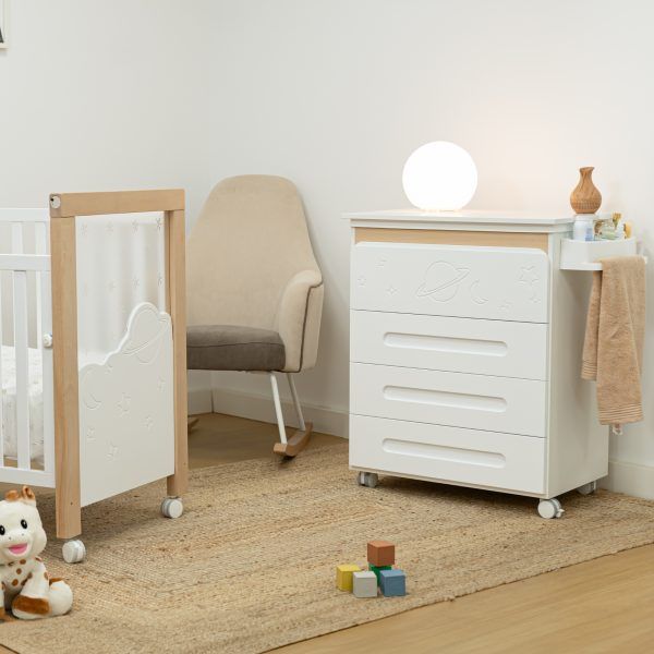Bañera Dolce Magic Blanco-Madera Micuna