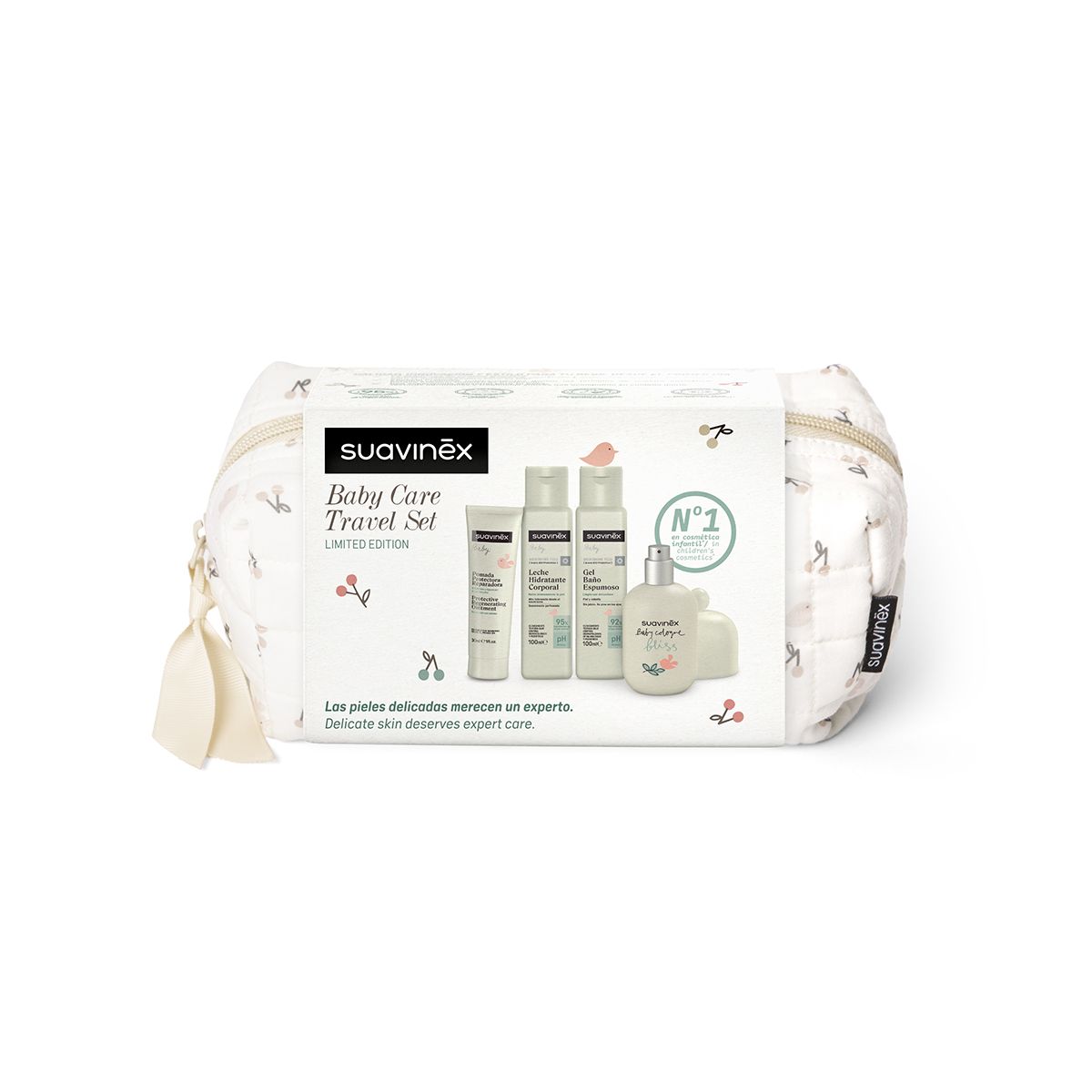 Neceser Essencials Baby Care Birdies Blanco Suavinex