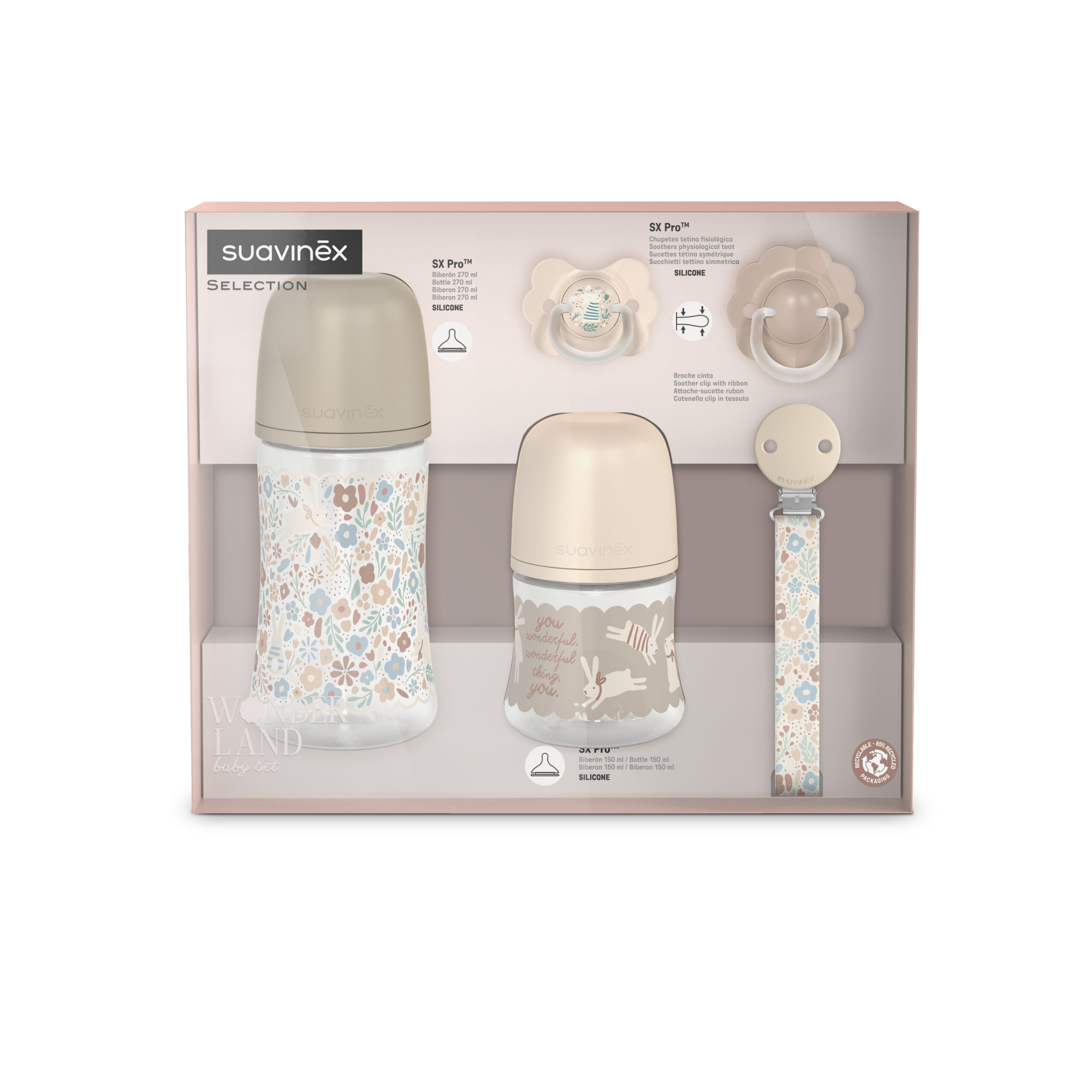 Set Welcome Baby New Wonderland Beige Suavinex - Imagen 2