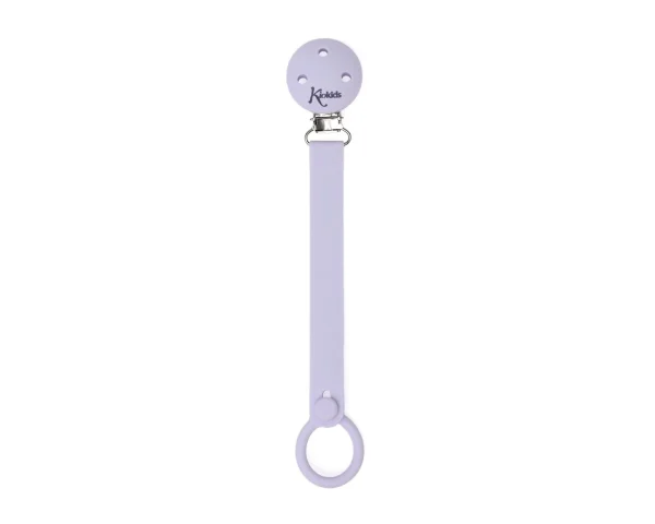 Pinza Chupete Silicona Lavanda Kiokids