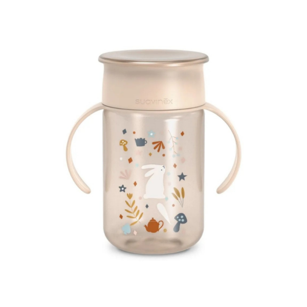 Vaso 360° Wonderland Rosa +12m 340ml Suavinex