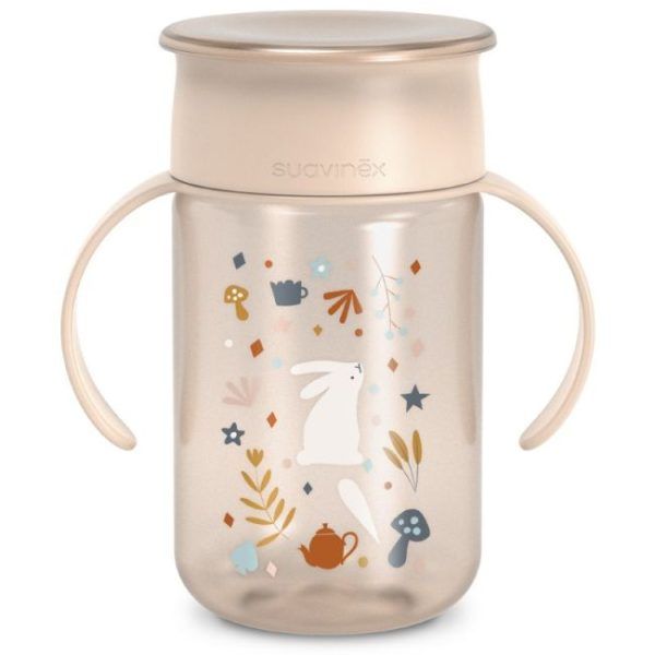 Vaso 360° Wonderland Rosa +12m 340ml Suavinex