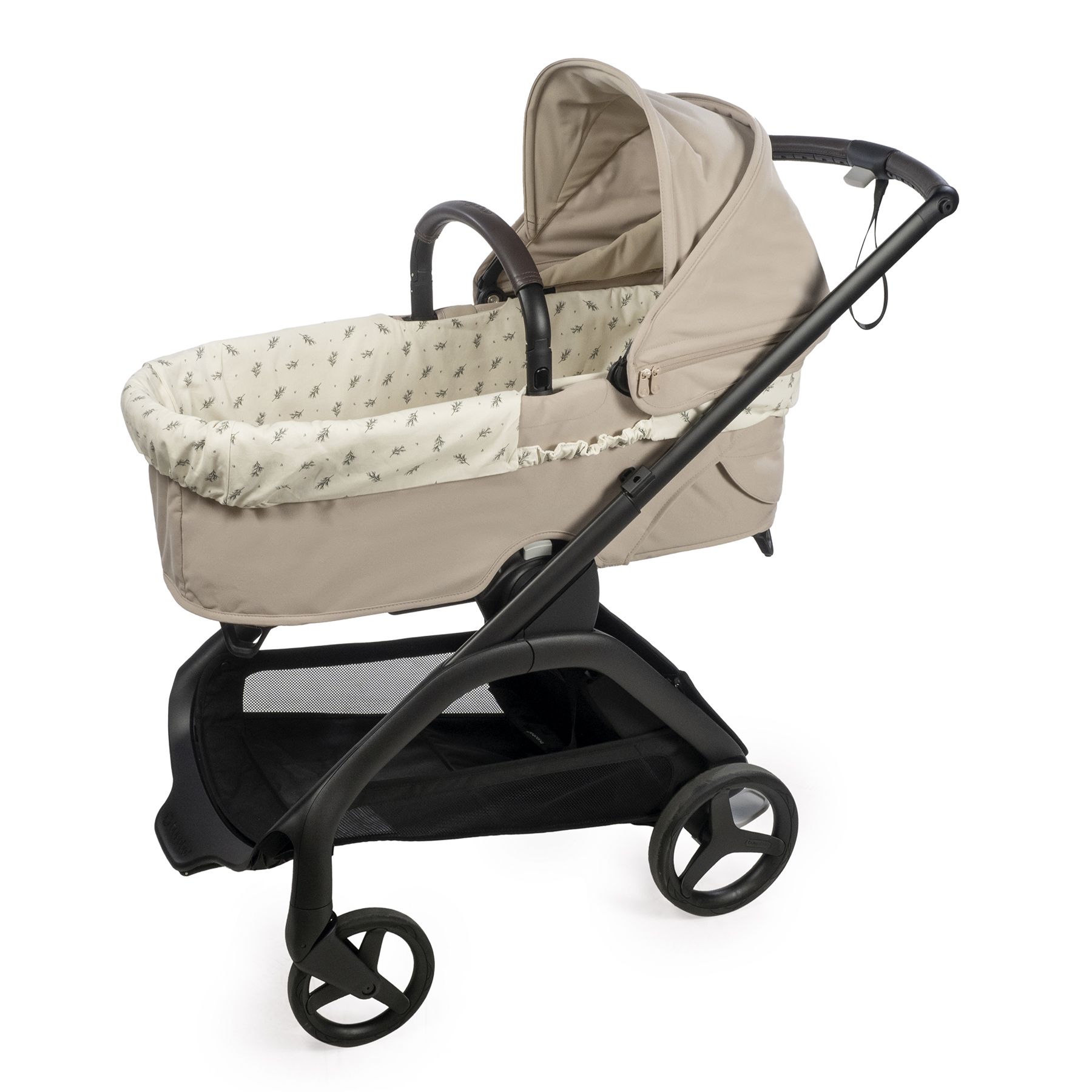 Funda Interior Capazo + Sabana ajustable Mimosa Verde Walking Mum