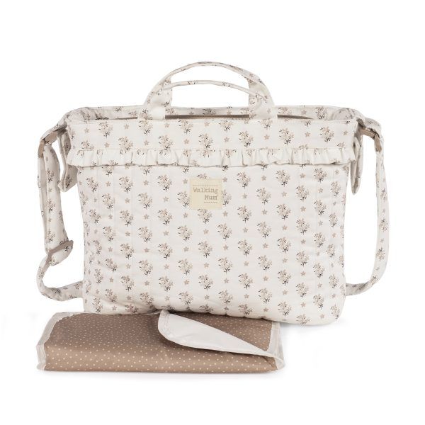 Bolsa Canastilla Botton Flores Walking Mum