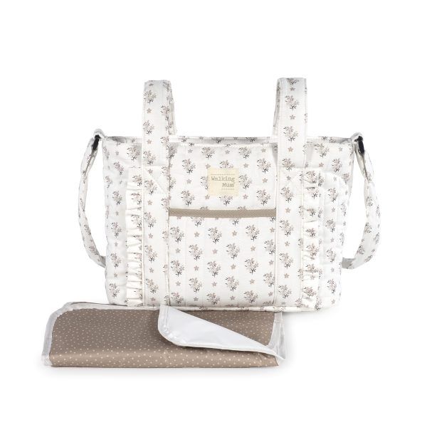 Bolso Crossbody Botton Flores Walking Mum
