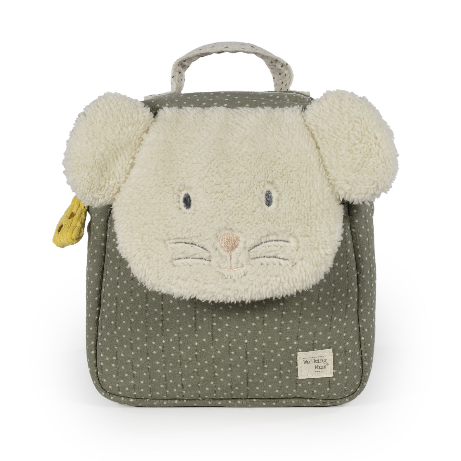 Mochila Ratoncito Poppy Topitos Musgo Walking Mum