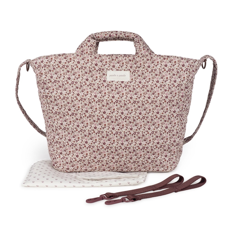 Bolsa Canastilla Cherry Flores Pasito a Pasito