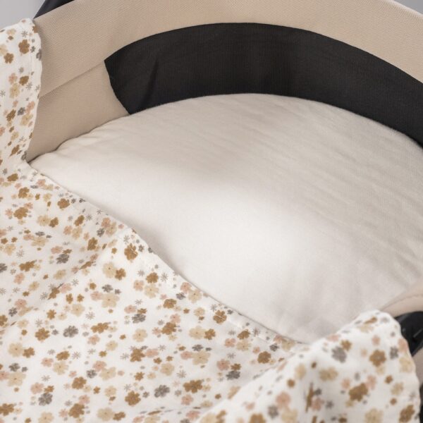 Sabana ajustable cuco + Muselina Somerset Pasito a Pasito