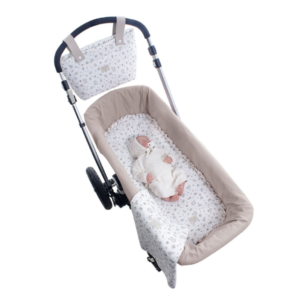 Bajera Capazo Interior + Muselina Celia Uzturre