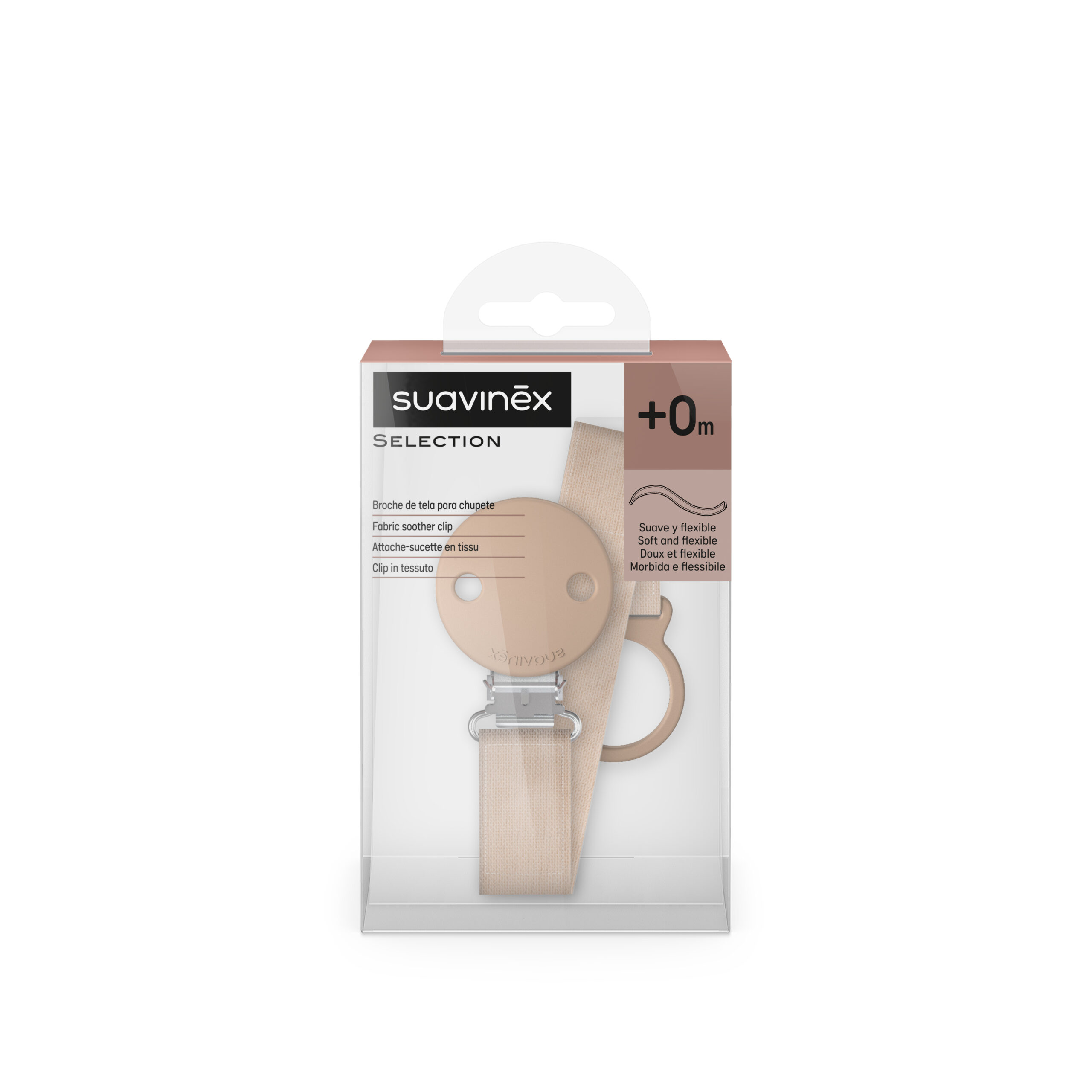Clip Chupete New Wonderland Liso Suavinex - Imagen 2