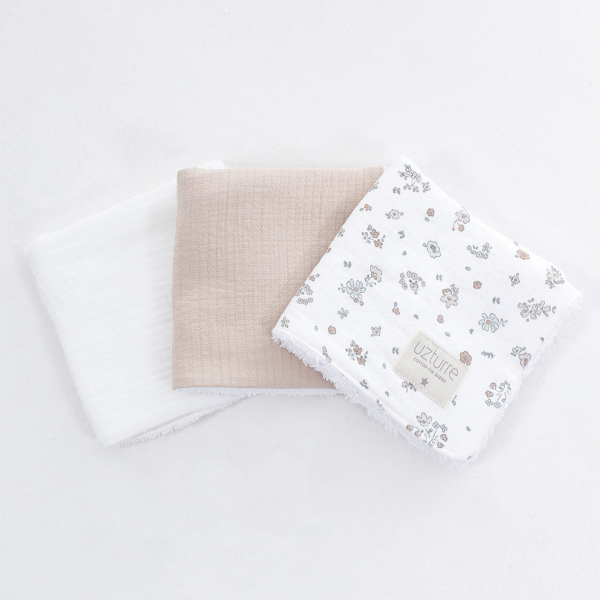 Toalla Bebe 3 unidades Celia Uzturre