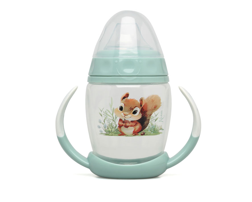 Taza de Aprendizaje Ardilla Menta Kiokids