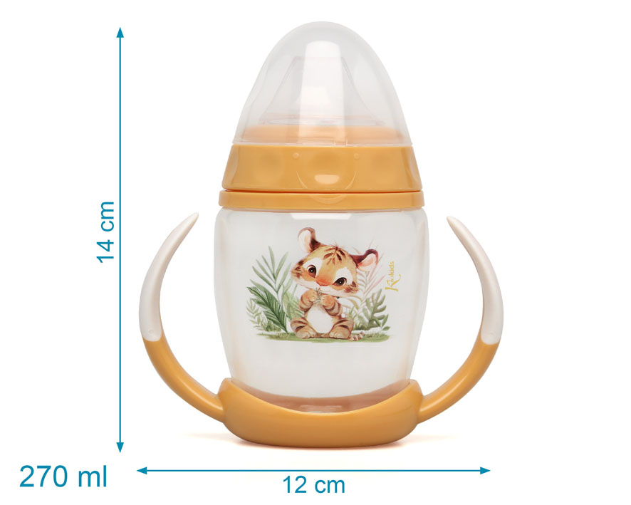 Taza de Aprendizaje Tigre Mostaza Kiokids - Imagen 4