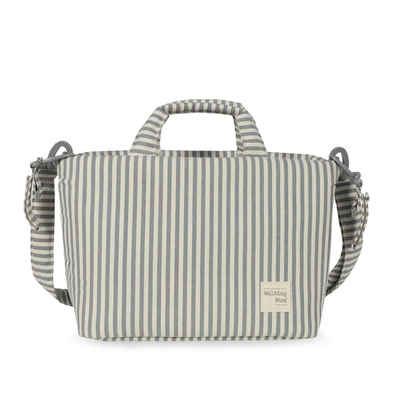 Bolsa Canastilla Praliné Rayas Matcha Walking Mum - Imagen 3