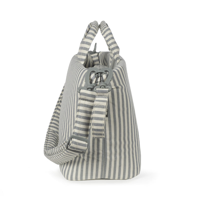 Bolsa Canastilla Praliné Rayas Matcha Walking Mum - Imagen 5