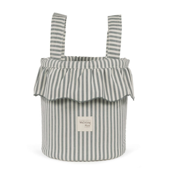 Bolsa Bucket Praliné Rayas Matcha Walking Mum