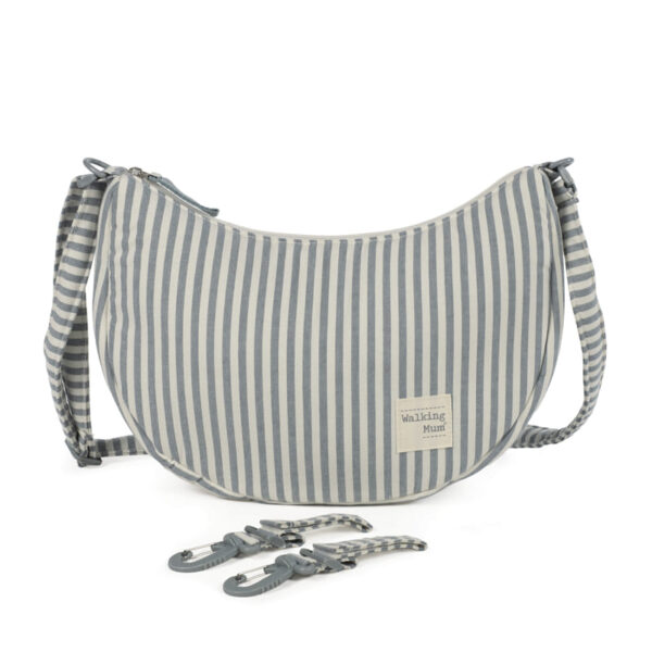 Bolsa Gondola Praliné Rayas Matcha Walking Mum