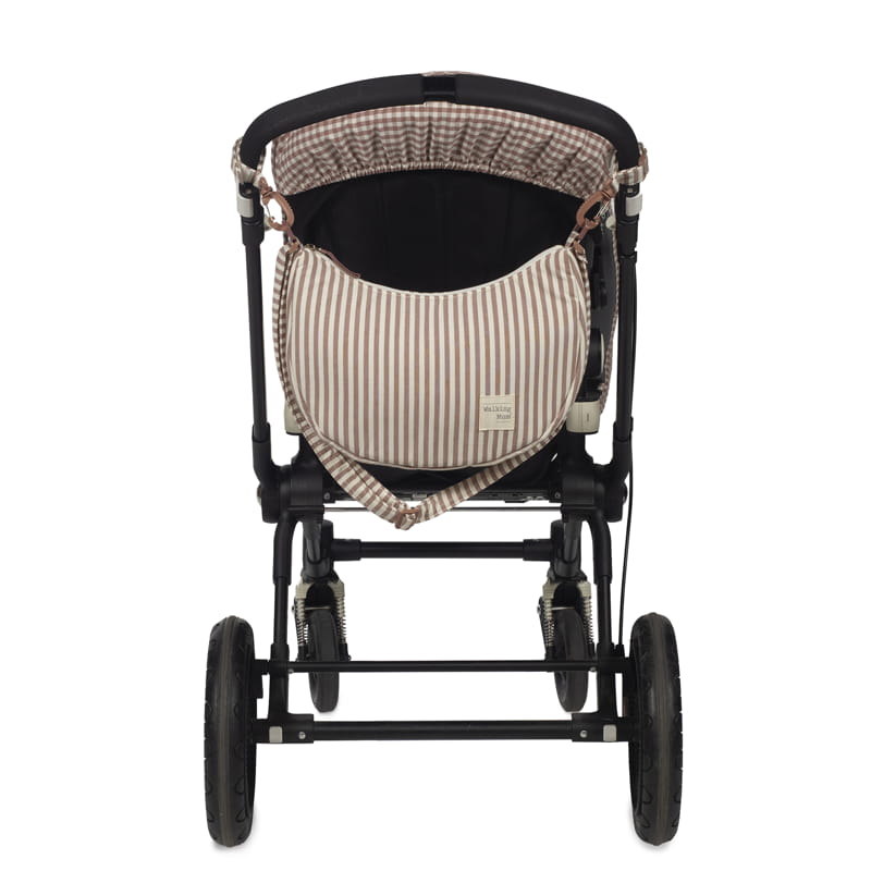 Bolsa Gondola Praliné Rayas Moka Walking Mum - Imagen 8