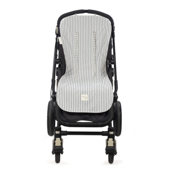 Colchoneta Verano Praliné Rayas Matcha Walking Mum