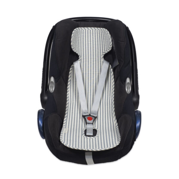 Colchoneta Auto Praliné Rayas Matcha Walking Mum