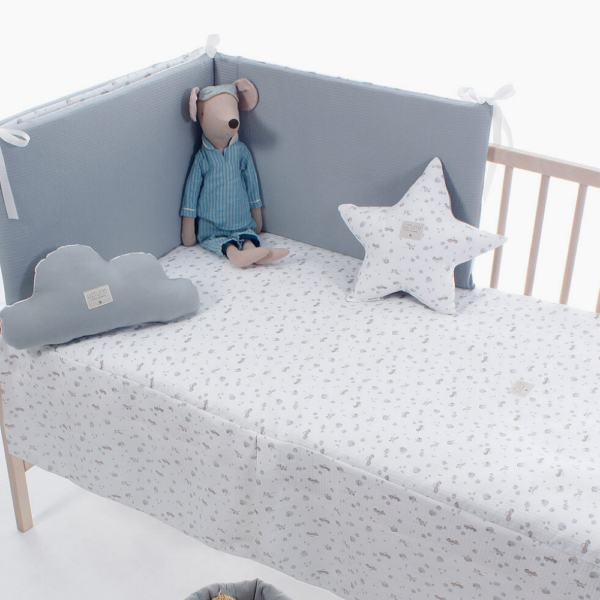 Colcha y Protector Cuna Lucca Uzturre