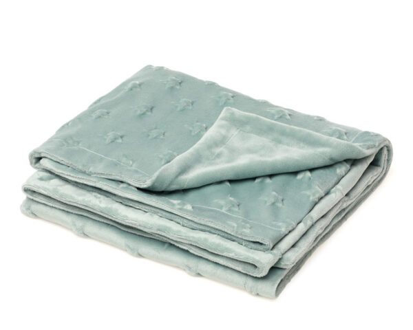 Manta Bebe Estrellas Salvia Kiokids