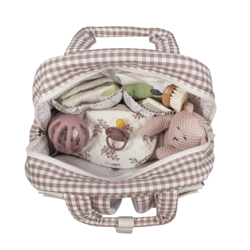Mochila Praliné Vichy Moka Walking Mum - Imagen 7