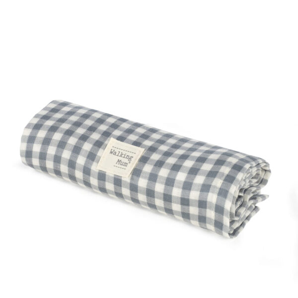 Muselina Praline Vichy Matcha Walking Mum