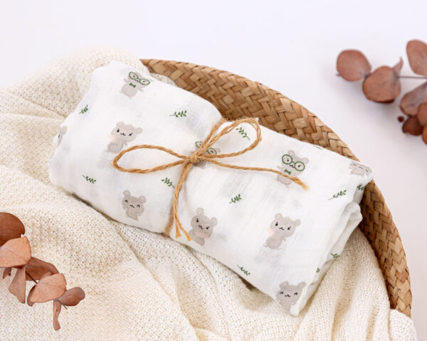 Muselina Bambú Ratoncitos Kiokids