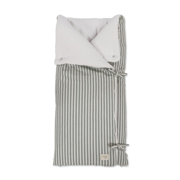 Saco Arrullo Manta Praliné Rayas Matcha Walking Mum