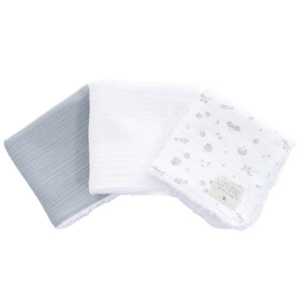 Toalla Bebe 3 unidades Lucca Uzturre
