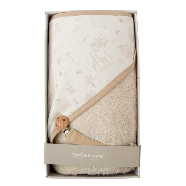 Caja Regalo Capa Baño y Sujetachupetes Noe Bimbidreams