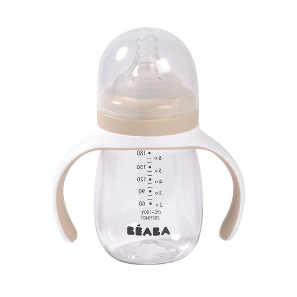 Biberon Aprendizaje 2 en 1 Beige Beaba