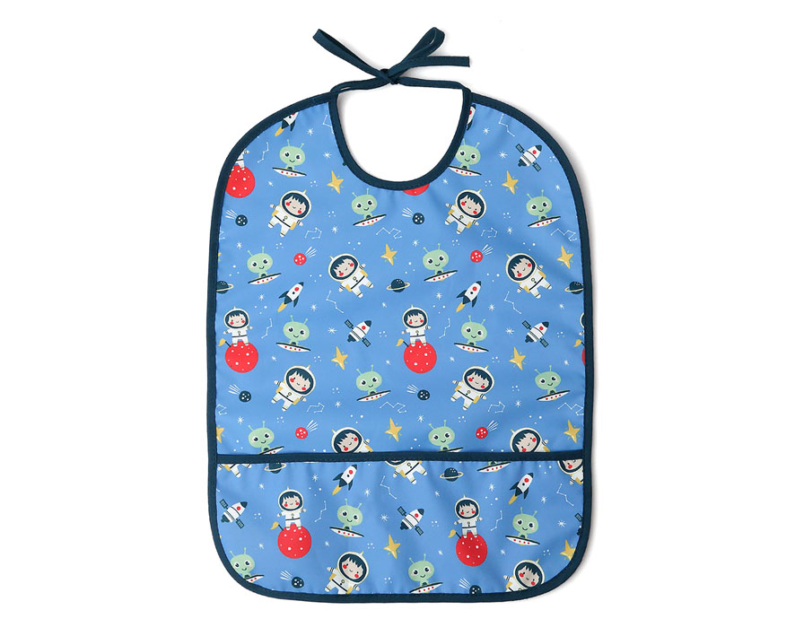 Babero Impermeable Azul Kiokids - Imagen 2