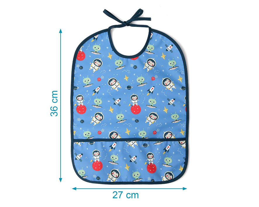 Babero Impermeable Azul Kiokids - Imagen 4