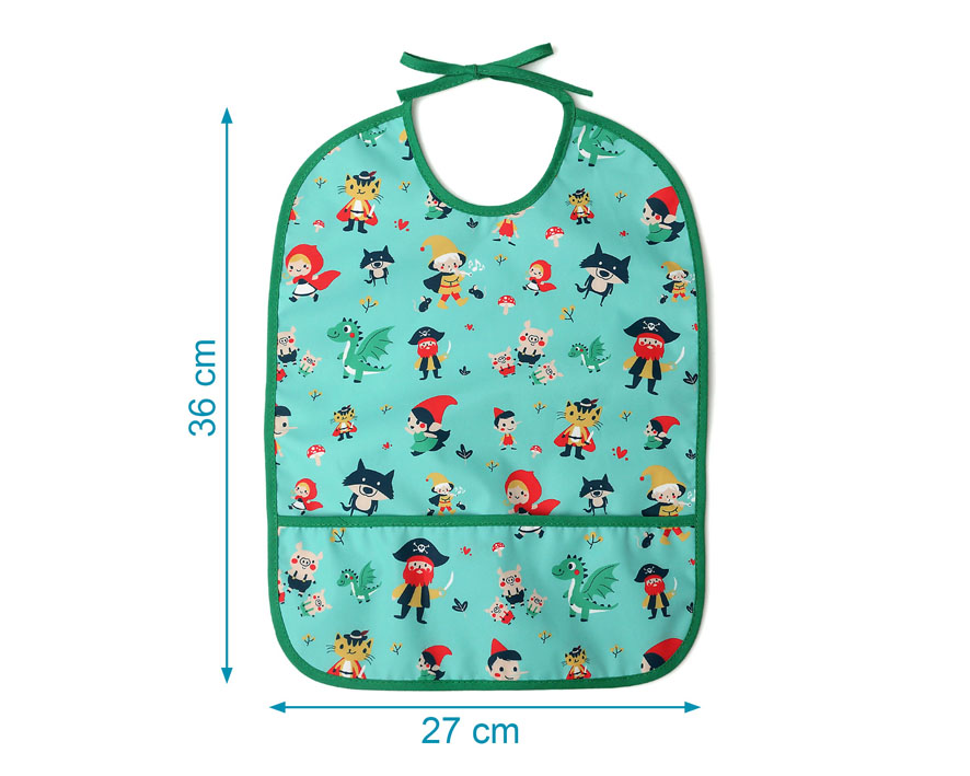 Babero Impermeable Verde Kiokids - Imagen 4
