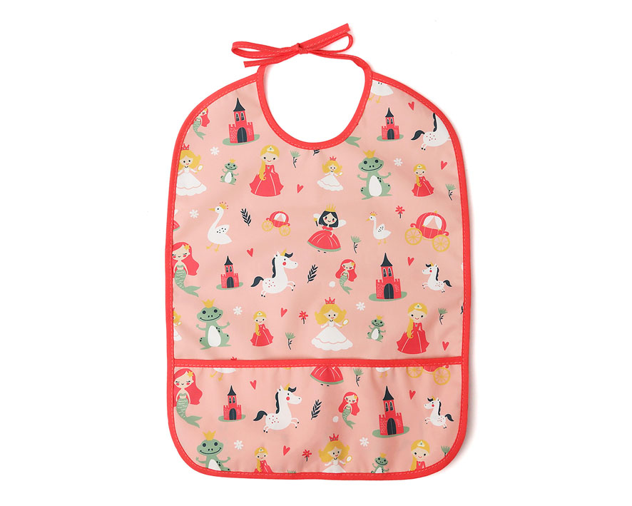 Babero Impermeable Rosa Kiokids - Imagen 2