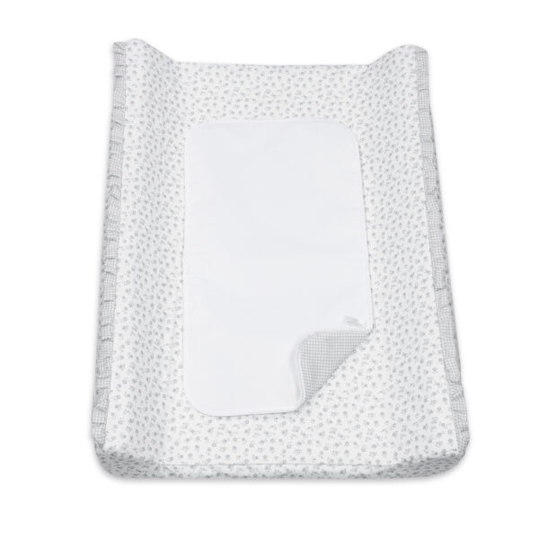Cambiador Home Little Bloom Flor Gris Pasito a Pasito